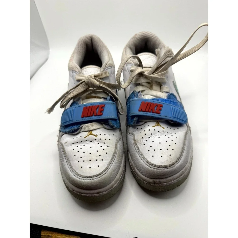 Nike Air Jordan Legacy 312 Low GS FN8896-131 Boys 4 Sneaker White‎ Leather Shoes